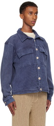 Isa Boulder SSENSE Exclusive Navy Kent Work Jacket