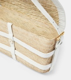Altuzarra Watermill Small raffia shoulder bag