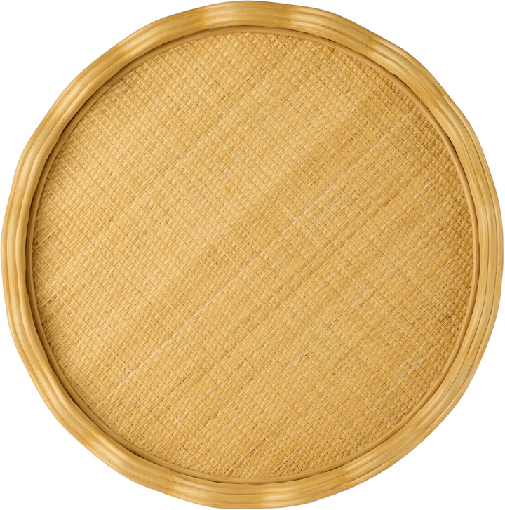 Photo: Soho Home Beige Pangbourne Rattan Tray