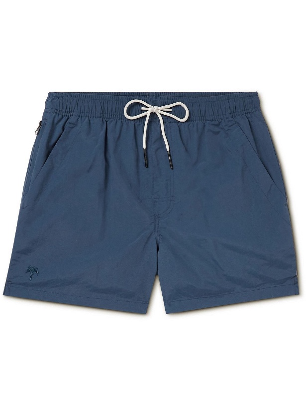 Photo: OAS - Short-Length Swim Shorts - Blue