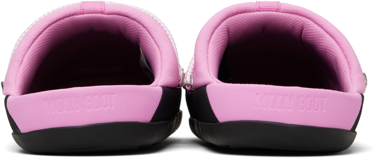 Moon Boot Pink Soft Slipper Loafers