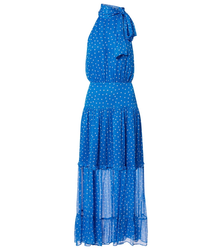 green emerald velvet dress RIXO Regine Cotton Maxi Dress – La bottega Fashion Store main image 1