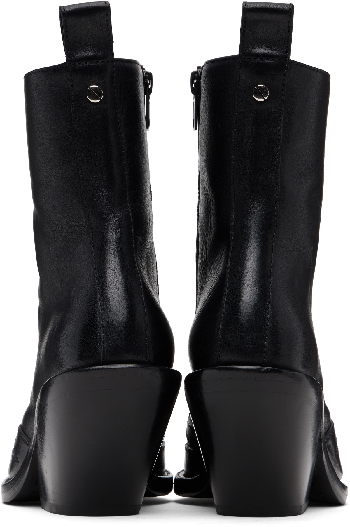 Ann Demeulemeester Black Heimo Ankle Boots