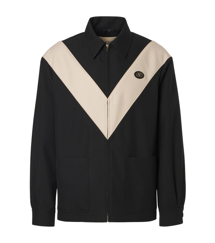 Photo: Valentino VLogo gabardine jacket