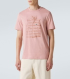 Moncler Printed cotton jersey T-shirt