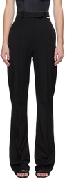 Aleksandre Akhalkatsishvili Black Straight-Leg Trousers