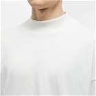 Adidas Men's Basketball Long Sleeve Back Logo T-Shirt in Cloud White