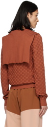 ANDREJ GRONAU SSENSE Exclusive Orange Sweater