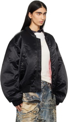 Acne Studios Black Logogram Bomber Jacket