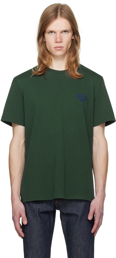 Photo: A.P.C. Green New Raymond T-Shirt