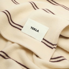 Tekla Fabrics Striped Lambswool Blanket in Ruck Stripes 