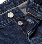 EDWIN - Slim-Fit Distressed Selvedge Denim Jeans - Blue