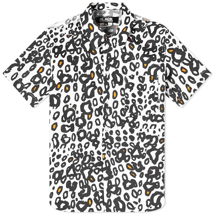Photo: Comme des Garcons Black Leopard Print Short Sleeve Shirt