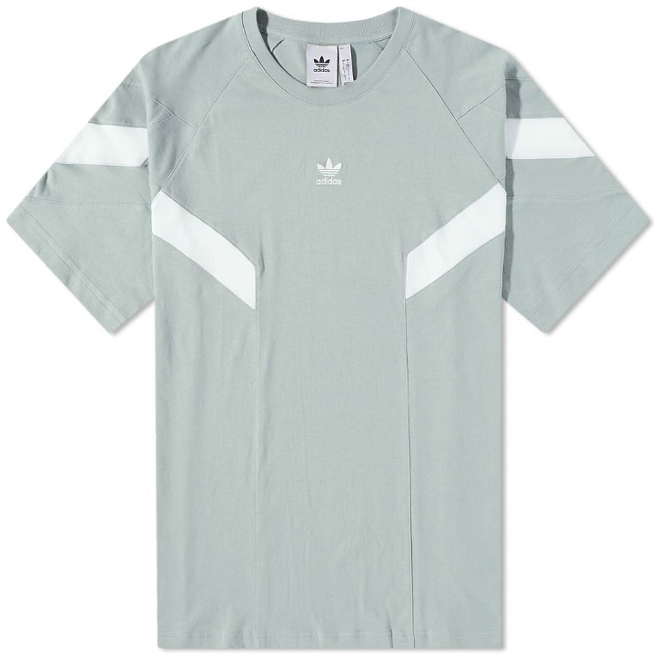 Photo: Adidas Men's Cutline T-Shirt in Silver Green