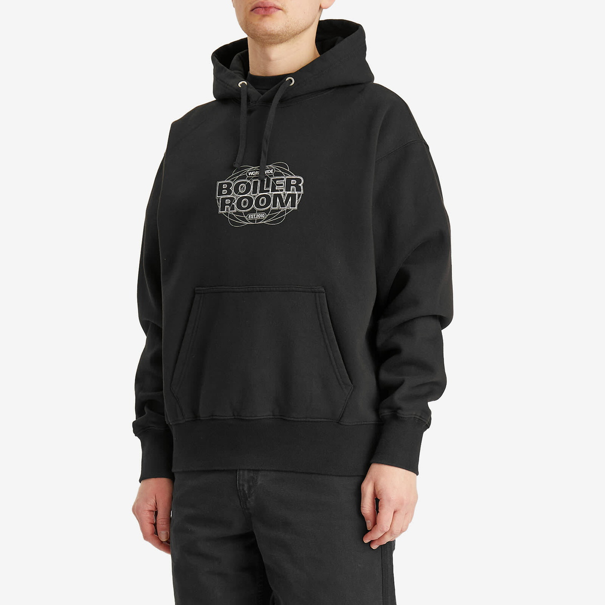 Boiler Room Men's World Tour Hoodie in Black