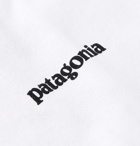 Patagonia - P-6 Logo Responsibili-Tee Printed Cotton-Blend Jersey T-Shirt - White