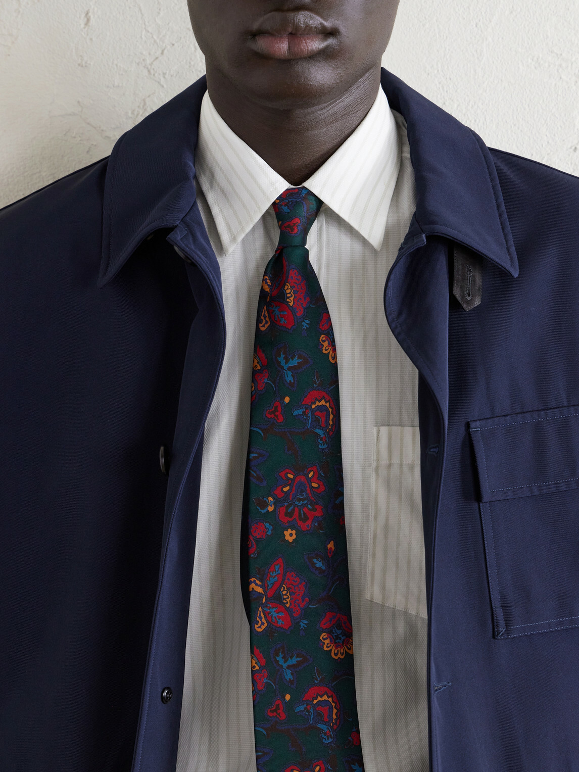 Dunhill - Striped Cotton Shirt - White