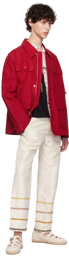 Bode Red Hunting Jacket