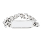 Dheygere Silver White Board Bracelet