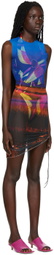 Louisa Ballou Multicolor Heatwave Minidress