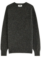 Ymc Suedehead Wool Jumper Dark Grey