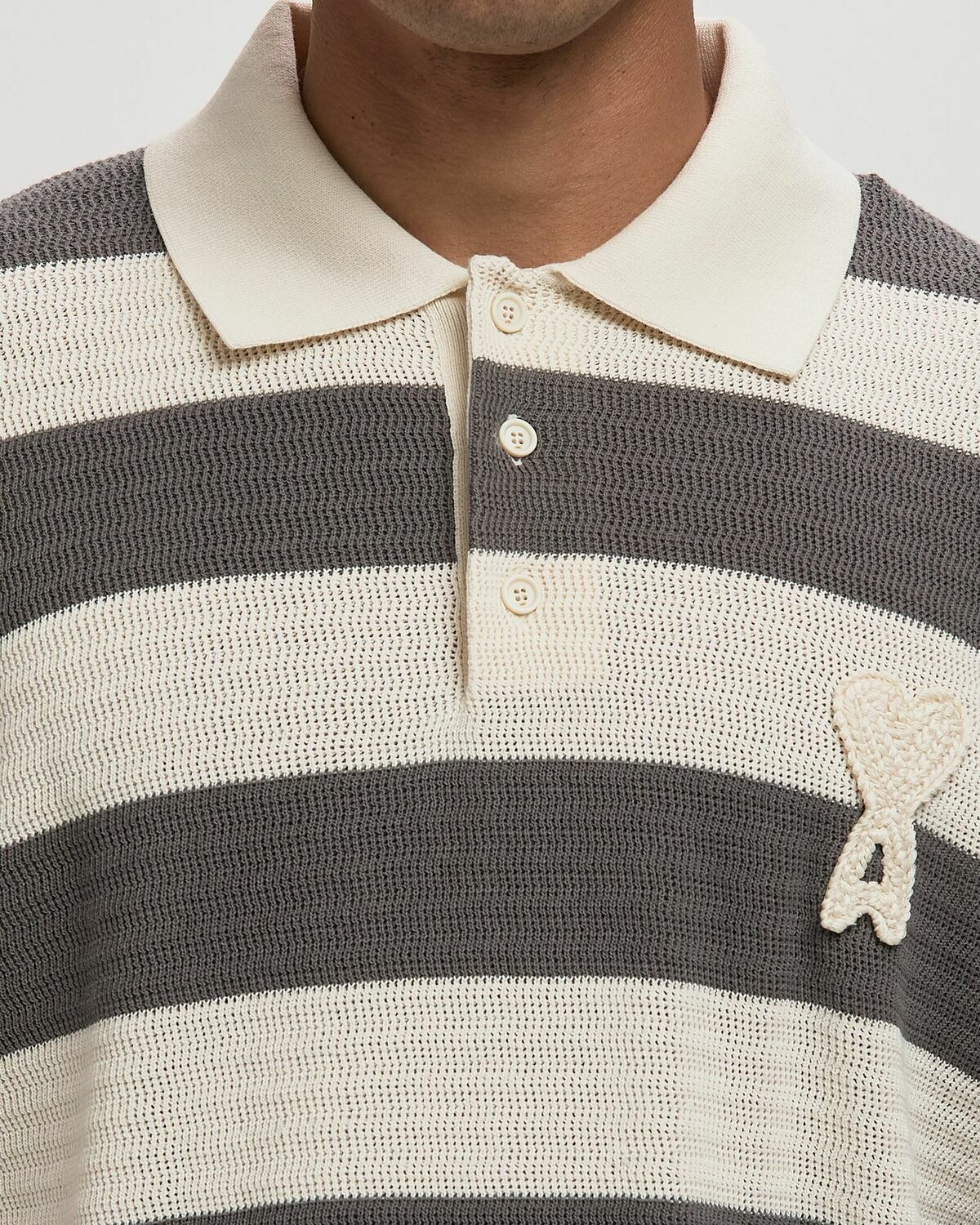 SHORT SLEEVES POLO WITH AMI DE COEUR PATCH