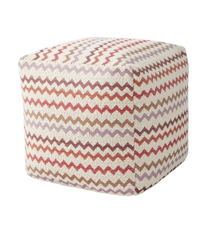 Photo: Missoni Capri Zigzag bouclé pouf