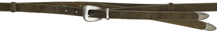 Photo: AFTER PRAY Khaki Western Double Belt