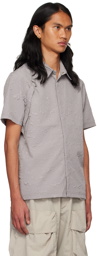 HELIOT EMIL Gray Myriad Shirt