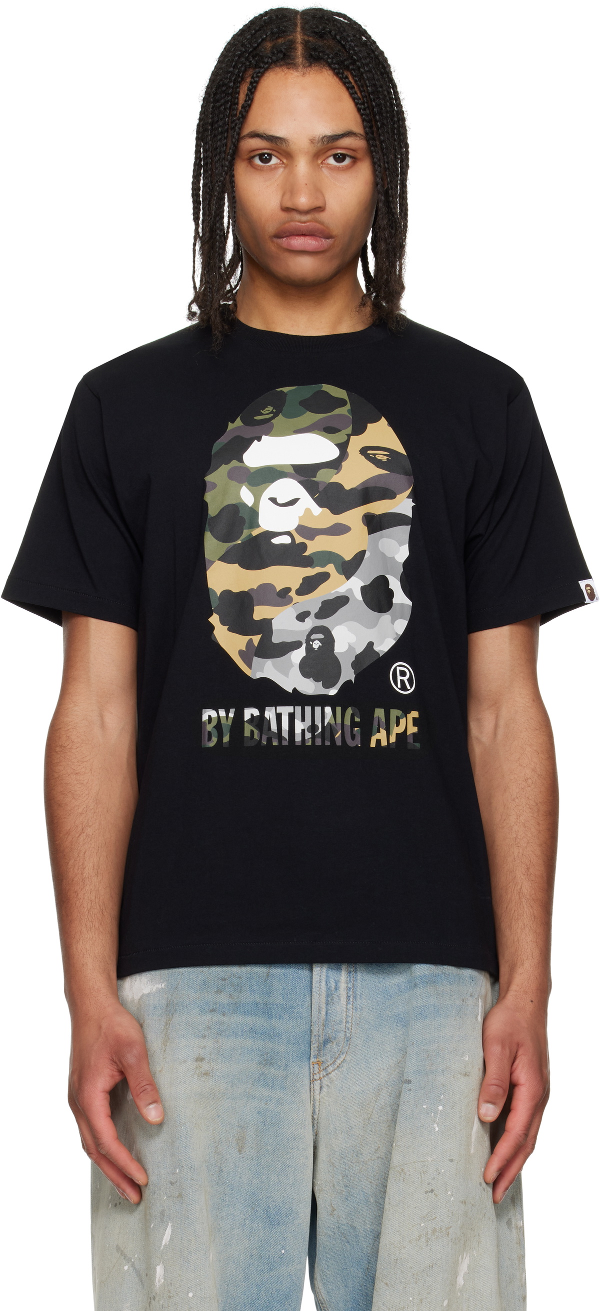 BAPE Silver Ape Head Fat Bracelet A Bathing Ape BAPE Silver Ape Head Fat Bracelet A Bathing Ape