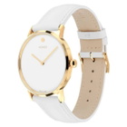 Movado Signature Quartz White Dial Unisex Watch 0608097