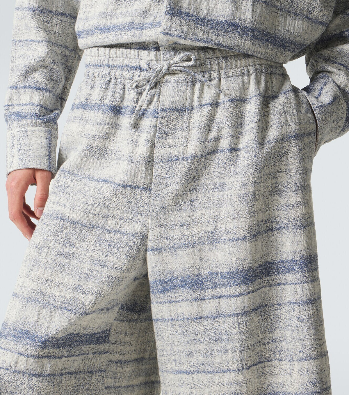 Loewe Paula's Ibiza denim jacquard Bermuda shorts