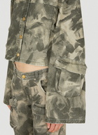 Blumarine Camouflage Cargo Jacket