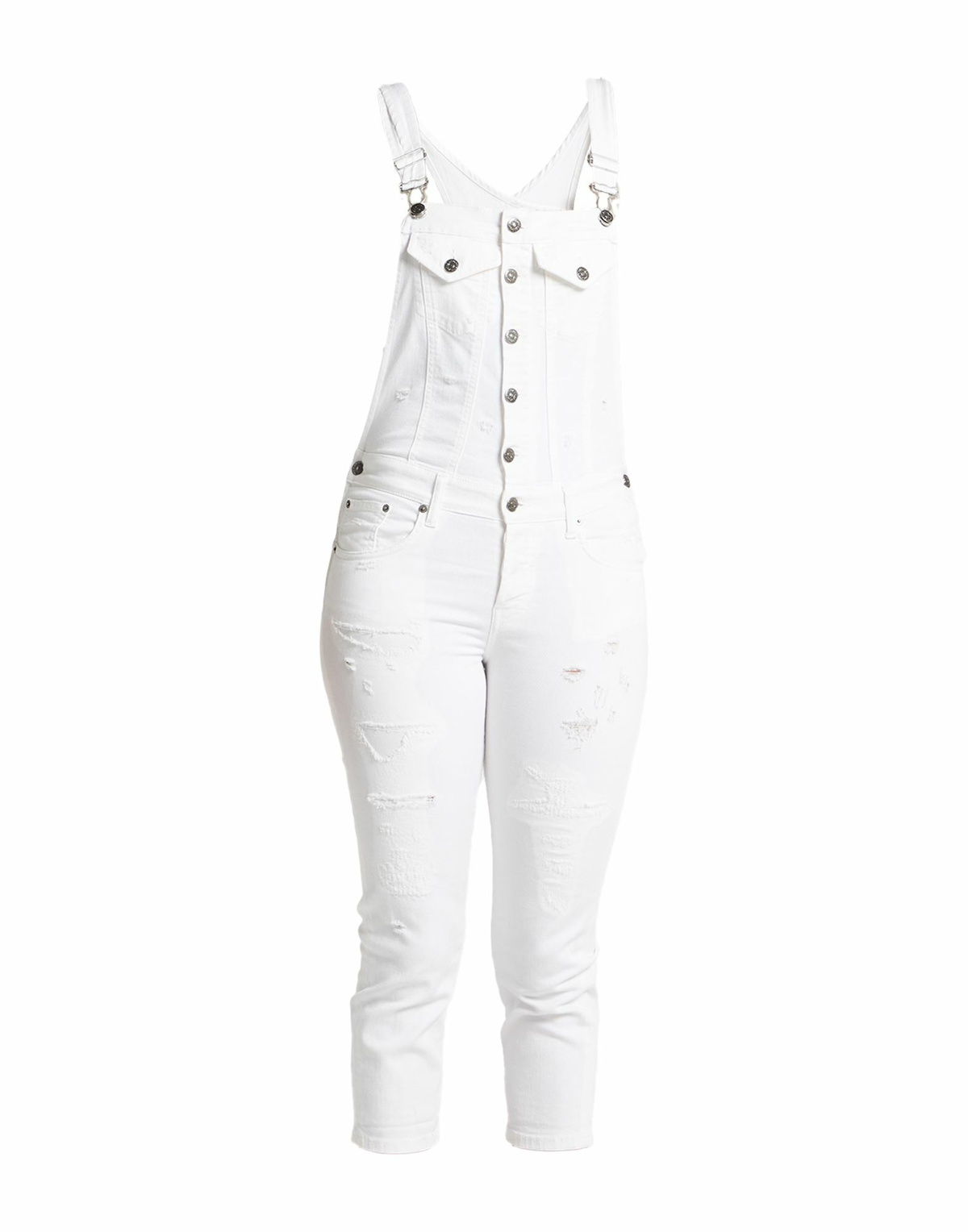 Dondup Womens Overalls in White