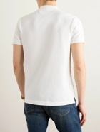 TOM FORD - Slim-Fit Garment-Dyed Cotton-Piqué Polo Shirt - White