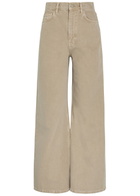 Reformation Cary Wide-leg Jeans Beige