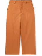 Nanushka - Faris Cropped Straight-Leg Cotton-Poplin Trousers - Orange