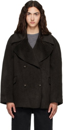 Loulou de Saison Brown NEIL Double Breasted Jacket