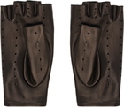 Valentino Garavani Black Biker Gloves