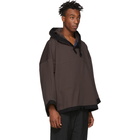 Jan-Jan Van Essche Brown Organic Hoodie