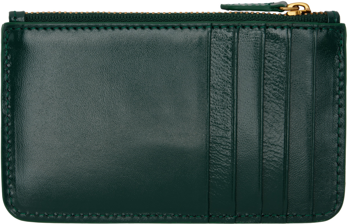 Vivienne Westwood Green Half Moon Card Holder Vivienne Westwood