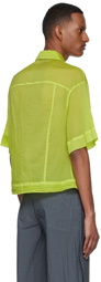 Eckhaus Latta Green Echo Shirt