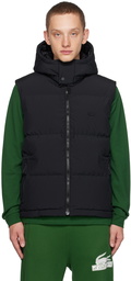 Lacoste Black Croc Down Vest