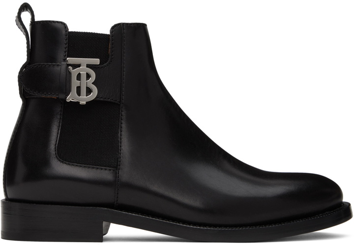 Photo: Burberry Black Motif Boots