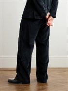 A Kind Of Guise - Vali Straight-Leg Cotton-Corduroy Trousers - Blue