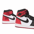 Air Jordan Women's 1 Retro Hi OG W Sneaker in Red/Black/White