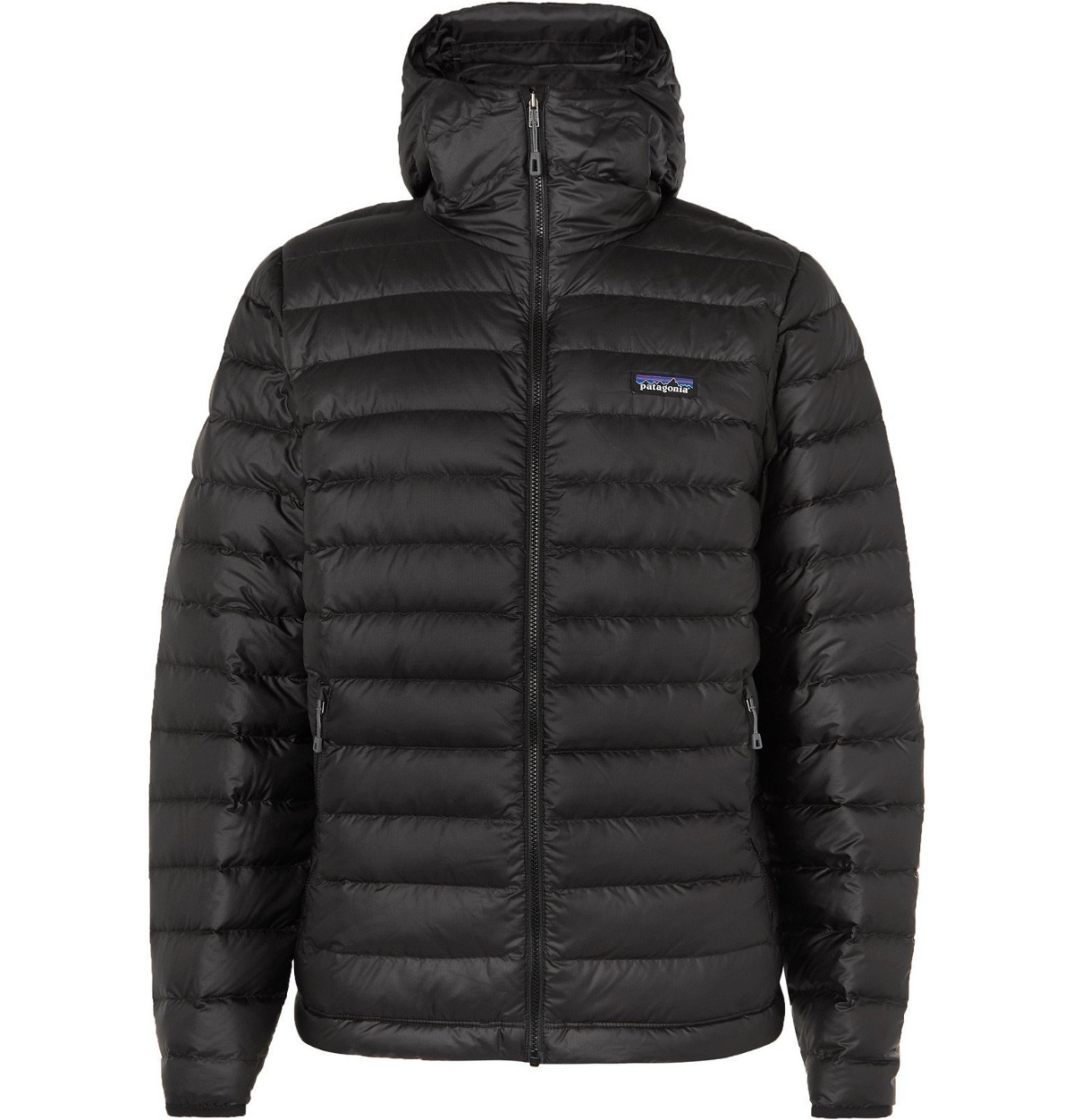 Photo: Patagonia - Quilted Ripstop Hooded Down Jacket - Black