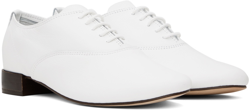 Repetto White Zizi Oxfords Repetto