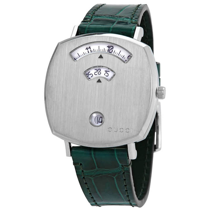 Photo: Gucci Grip Quartz Silver Dial Ladies Watch YA157404