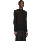 Jil Sander Black Wool Sweater